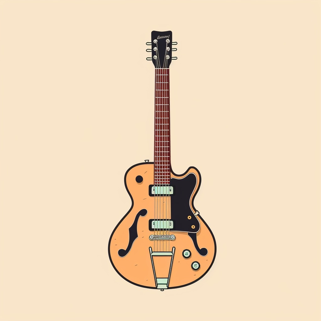 Dibujos de Guitarras para Colorear