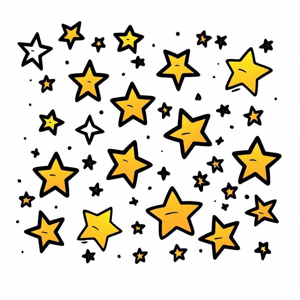 Dibujos de Estrellas para Colorear