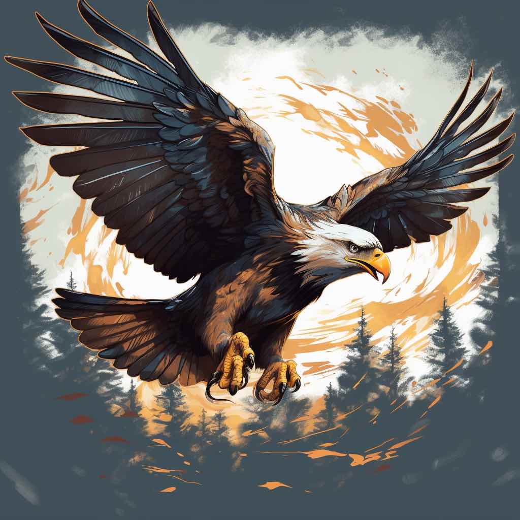 Dibujos de de Aguilas para Colorear
