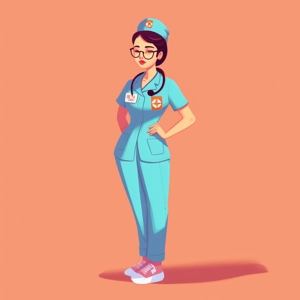 Dibujos de Enfermeras para Colorear