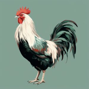 Dibujos de Gallos para Colorear