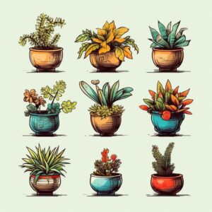 Dibujos de Plantas para Colorear